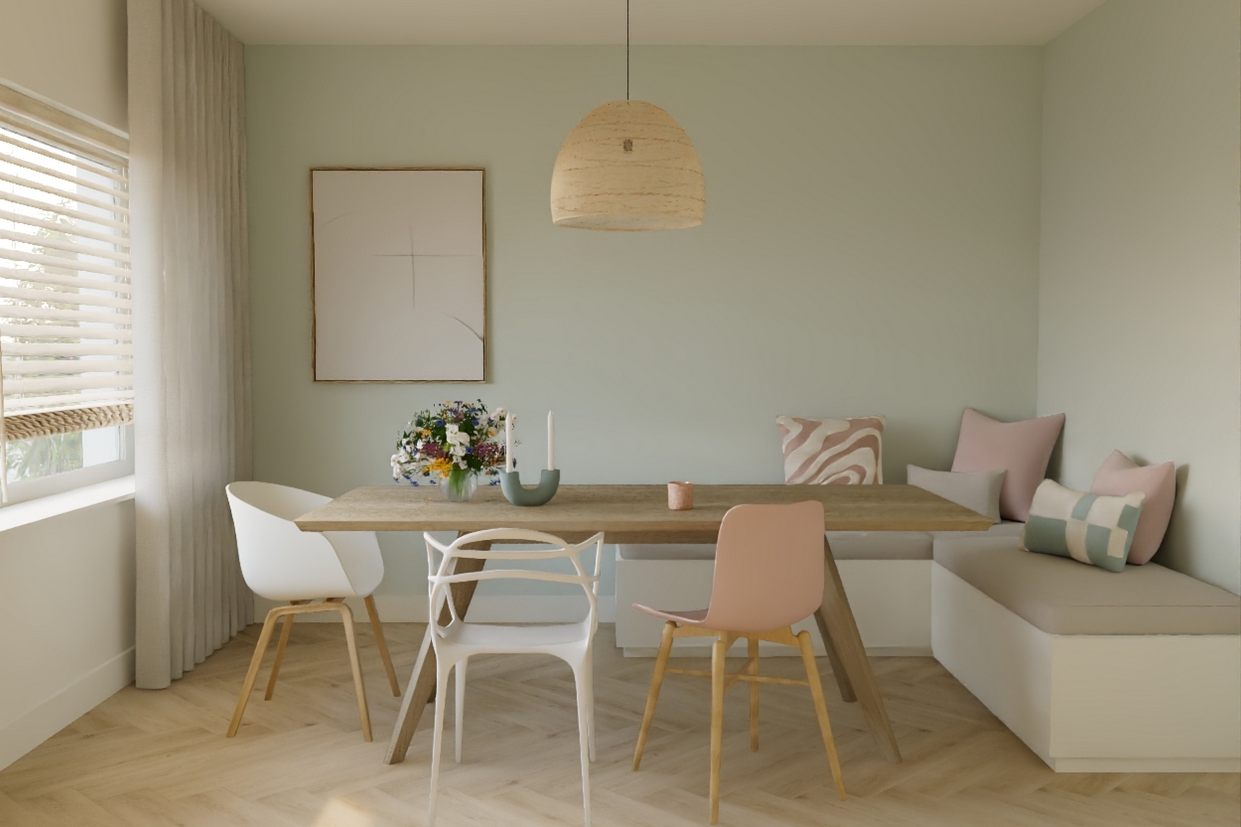 Saffier Allee Visgraat vloer